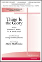 Thine Is the Glory SATB choral sheet music cover